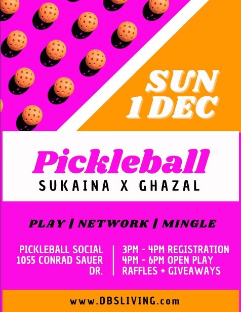 Dec. 1st Pickleball Networking Event